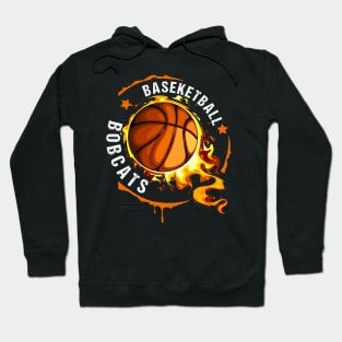 Graphic Basketball Name Bobcats Classic Styles Hoodie